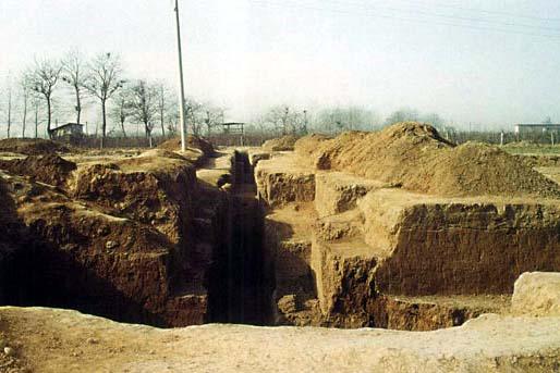 全国重点文物保护单位:孟庄遗址—初步发掘后的孟庄遗址