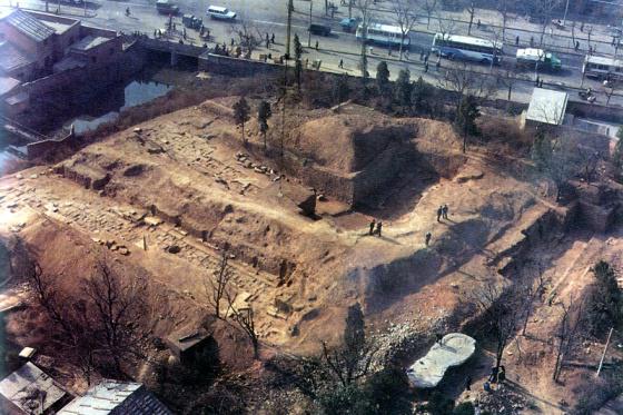 全国重点文物保护单位:隋唐洛阳城遗址—应天门挖掘现场