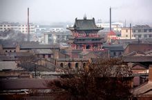 古今建筑混杂的太谷县城 古今建筑混杂的太谷县城