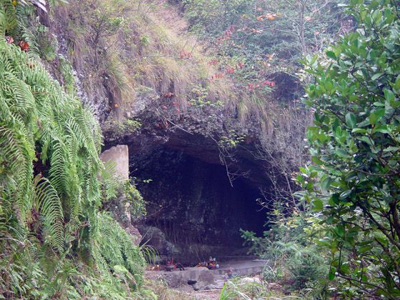 奉化的两大石梁景色 奉化的两大石梁景色