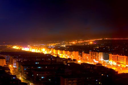 巩义市夜景一角 巩义市夜景一角