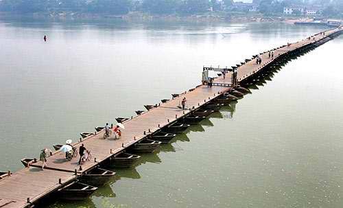 赣州古浮桥 赣州古浮桥