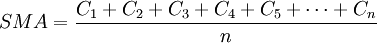 简单移动平均线的公式 简单移动平均线的公式