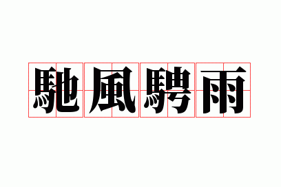 驰风骋雨