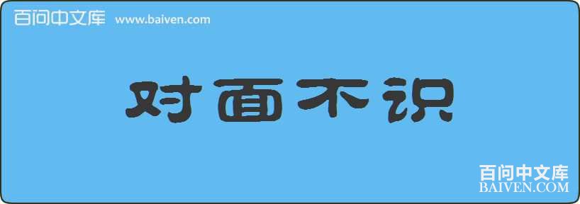 ���治ʶ���