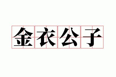 金衣公子