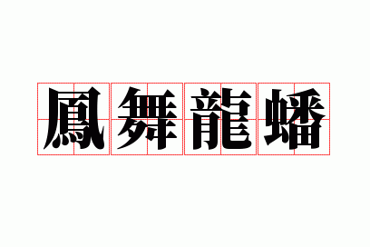凤舞龙蟠