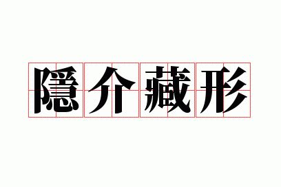 隐介藏形