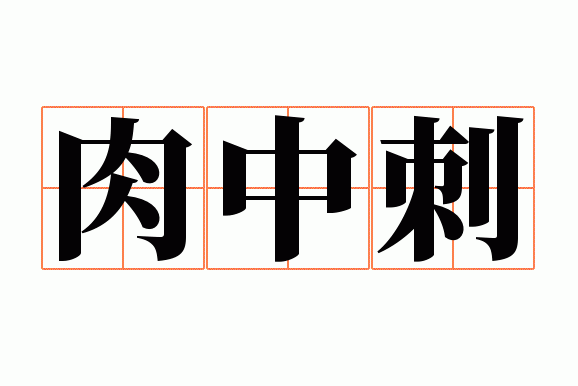 肉中刺