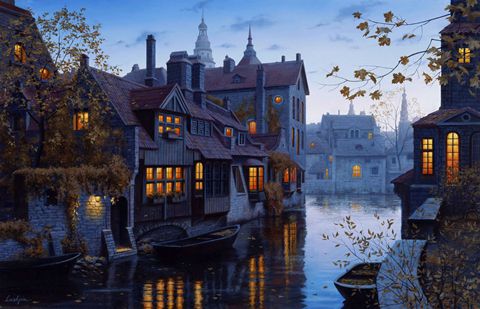 ��ĺɫ����¹���ˮ��½�ϵĵ���ˮ�е�Ӱ������һ��������Ļ���