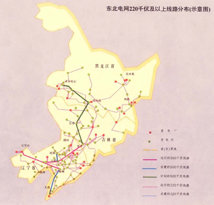 ��������220ǧ����������·�ֲ���ʾ��ͼ��