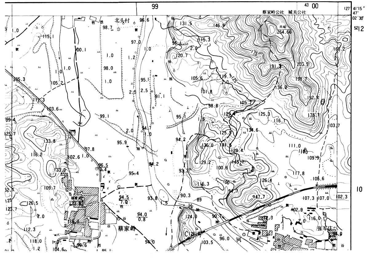 ͼ 1��50�����ߵĵ���ͼ���ֲ���