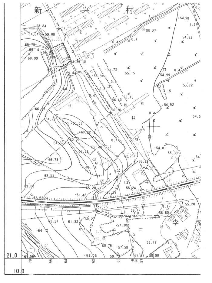 ͼ 1��2 000�����ߵĵ���ͼ���ֲ���