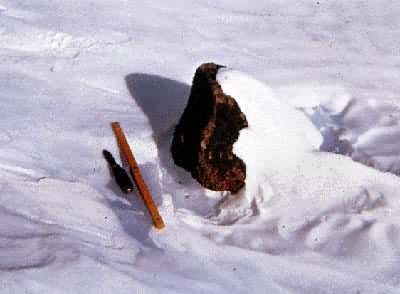 �ϼ��ް���ɽ����ѩ�е�761����ʯ