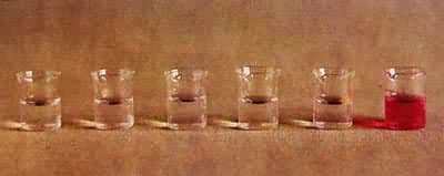 ͼ ��ָ̪ʾ���ڲ�ͬ�����Һ�е���ɫ�仯(������pHΪ2��4��6��7��8��14)