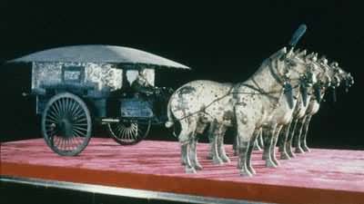 ����������ʼ��������Ĳʻ�ͭ�������߶ȴ�СԼΪ�泵���Ķ���֮һ