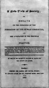 《新社会观》1813年第1版扉页
