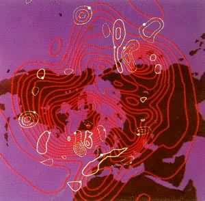 ŷ����������Ԥ�������ò�ɫͼ����ʾ������500������ѹ�������Ԥ��ͼ