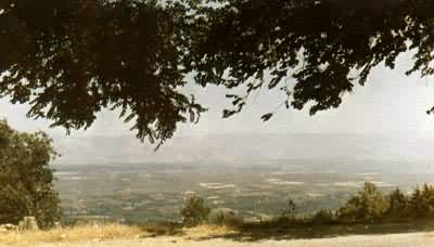 黎巴嫩贝卡平原鸟瞰