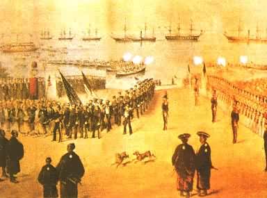 ������ӡ�Ƚ���˾��M.C.�����ʲ����ֺظ۵�½(1853��7��)