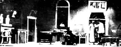 《雷雨》第一幕剧照  1941年延安青年艺术剧团演出